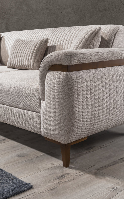 Canapea extensibilă ARMONIA 3 locuri  223 cm, Opțiuni culoare 