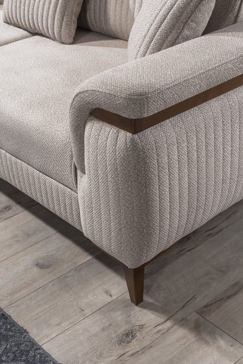Canapea extensibilă ARMONIA 3 locuri  223 cm, Opțiuni culoare 