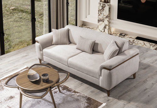 Canapea extensibilă ARMONIA 3 locuri  223 cm, Opțiuni culoare 