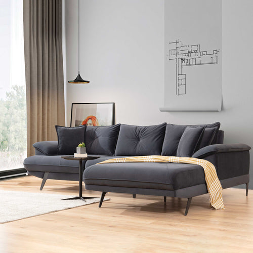 Colțar SALEM 3+1 locuri  278 x 198 cm - Maroom