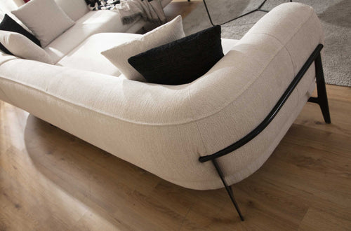 Colțar MOTTO 3+2 locuri  255 x 181 cm ,  Tipul picioarelor: Metal,  din spate detalie