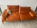 RESIGILAT Canapea extensibilă GALAXY, Easy Clean, 230 cm, Cărămiziu 