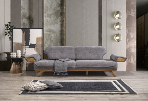 Canapea extensibilă DROPLET, 3 locuri 232 cm, Opțiuni culoare 