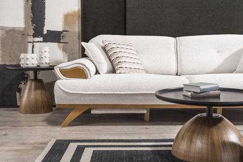 Canapea extensibilă DROPLET, 3 locuri 232 cm, Opțiuni culoare 