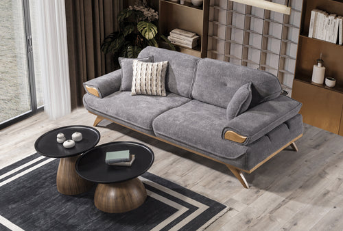 Canapea extensibilă DROPLET, 3 locuri 232 cm, Opțiuni culoare 