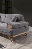 Canapea extensibilă DROPLET, 3 locuri 232 cm, Opțiuni culoare 