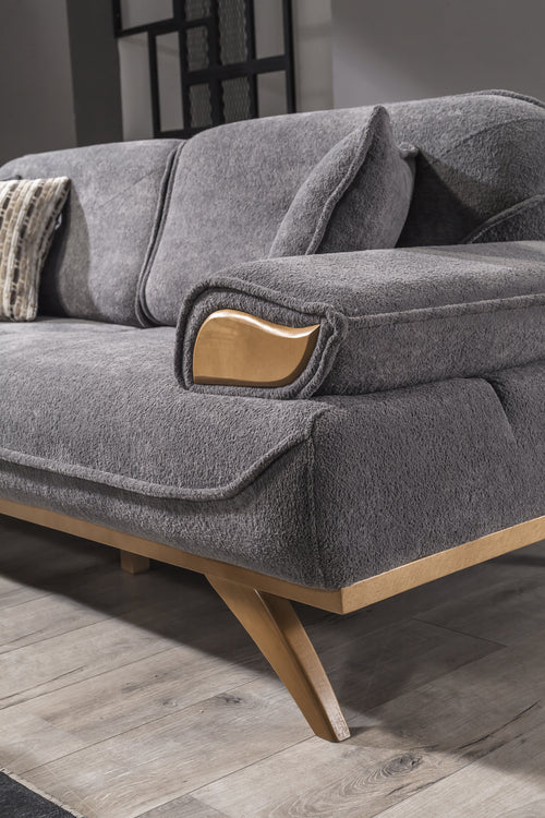 Canapea extensibilă DROPLET, 3 locuri 232 cm, Opțiuni culoare 