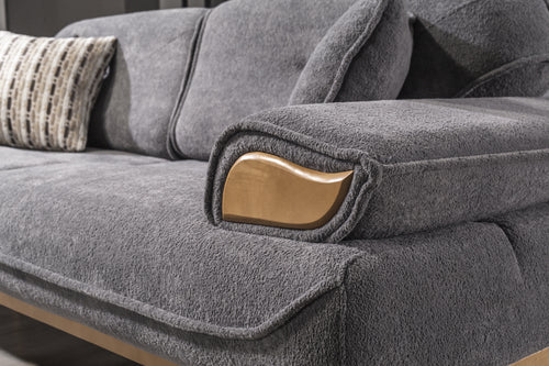 Canapea extensibilă DROPLET, 3 locuri 232 cm, Opțiuni culoare 