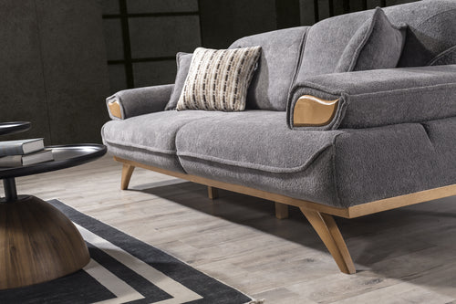 Canapea extensibilă DROPLET, 3 locuri 232 cm, Opțiuni culoare 