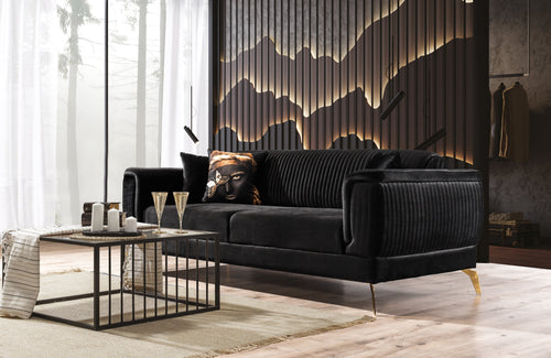 Canapea extensibilă BUTTERFLY 3 locuri  220 cm , material:Catifea,  picioarelor: Metal,