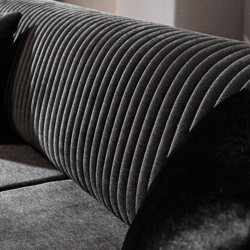 Canapea extensibilă BUTTERFLY 3 locuri  220 cm , material:Catifea,  picioarelor: Metal, detalie