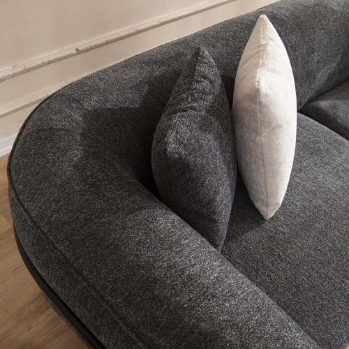 Canapea MOTTO, țesătură texturată modernă bouclé, Picior metal    , detaliu