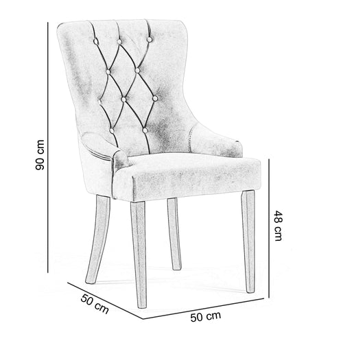 Scaun KING, Lemn Masiv, Opțiuni culoare