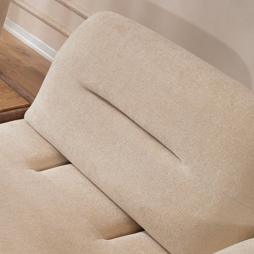 Canapea modulara KAPPA, modul şezlong, Material : Țesătură, picioarelor:Metal, detalie