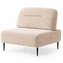 Modul 1 loc KAPPA, modul şezlong, Material : Țesătură, picioarelor:Metal