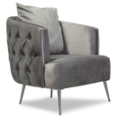 Fotoliu LILA 85 cm, material: Catifea exclusivă, picioarelor: Metal. detalie