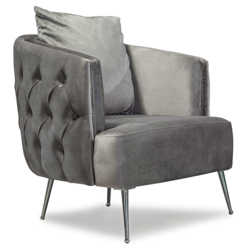 Fotoliu LILA 85 cm, material: Catifea exclusivă, picioarelor: Metal. detalie