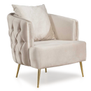 Fotoliu LILA 85 cm, material: Catifea exclusivă, picioarelor: Metal. detalie