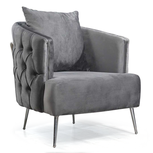 Fotoliu LILA 85 cm, material: Catifea exclusivă, picioarelor: Metal. 2 canapele 1 fotoliu