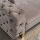 Colțar Extensibil 3+2 locuri LILA, material: Catifea exclusivă, picioarelor: Metal. detalie