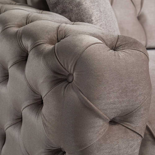 Colțar Extensibil 3+2 locuri LILA, material: Catifea exclusivă, picioarelor: Metal. detalie