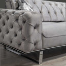 Colțar Extensibil 3+2 locuri LILA, material: Catifea exclusivă, picioarelor: Metal. detalie