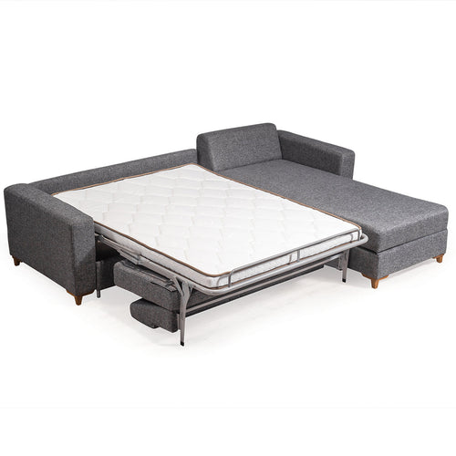 Colțar Extensibil 3+1 locuri cu șezlong LAURA 230 x 175 cm - Maroom