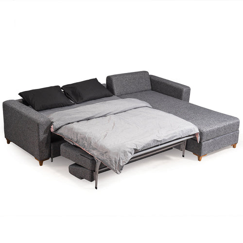 Colțar Extensibil 3+1 locuri cu șezlong LAURA 230 x 175 cm - Maroom