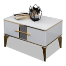 Noptieră LOTTO 1 sertar 68 x 43 cm, Alb