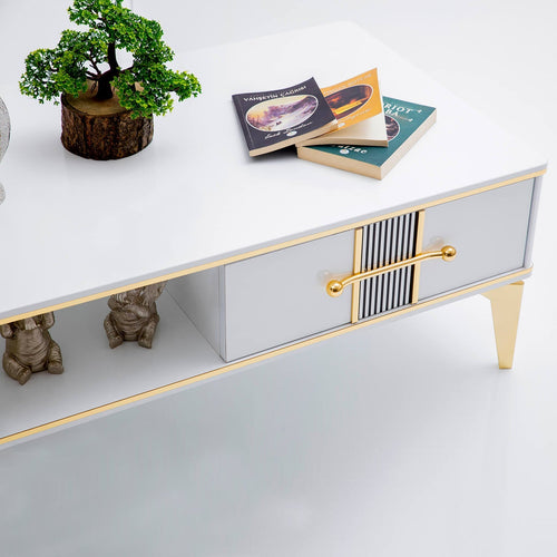 Masă cafea LOTTO 106 x 60 cm, Alb