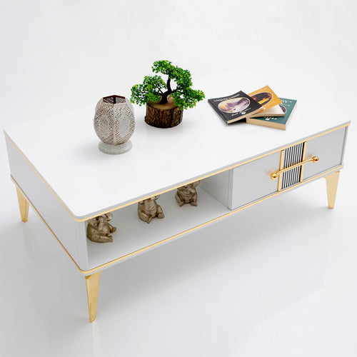 Masă cafea LOTTO 106 x 60 cm, Alb