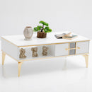 Masă cafea LOTTO 106 x 60 cm, Alb