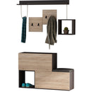 Set cuier și pantofar HOLLY 2 rafturi 2 uşi 120 cm, Opţiuni culoare