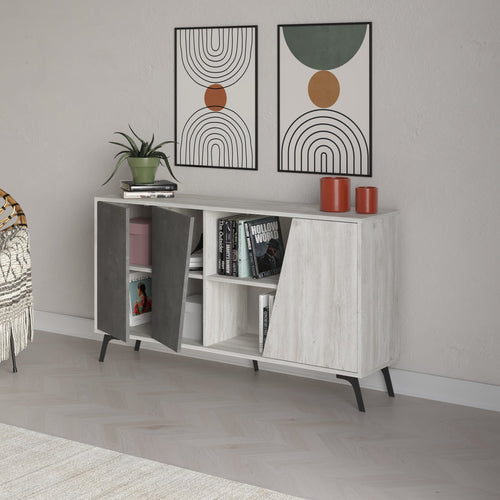 Comodă PROPER 3 uși 150 x 82 cm, Opțiuni culoare - Maroom