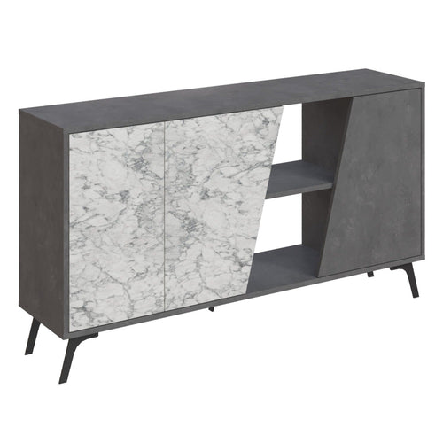 Comodă PROPER 3 uși 150 x 82 cm, Opțiuni culoare - Maroom