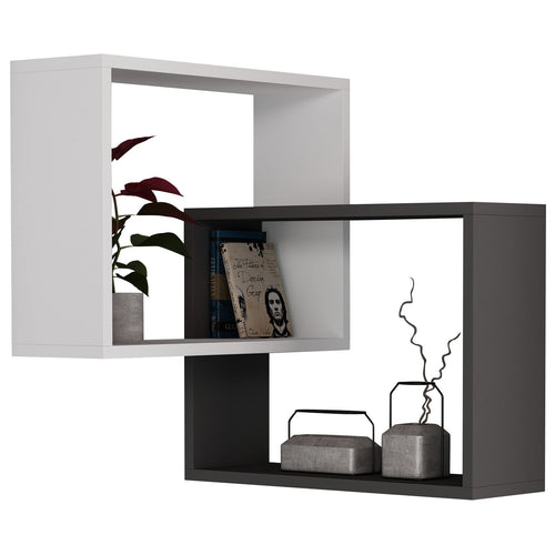 Raft de perete CHAIN 60 x 68 cm, Opțiuni culoare