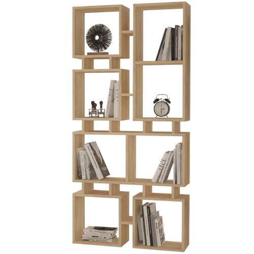 Bibliotecă NEPAL 8 rafturi 79 x 167 cm, Opțiuni culoare