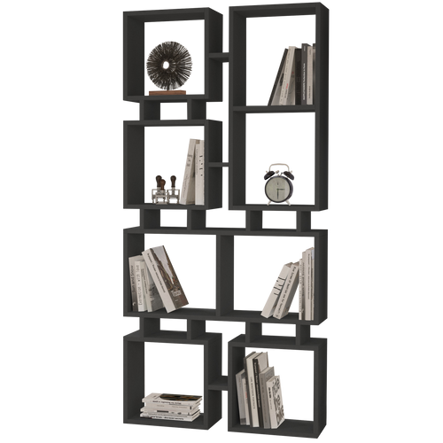 Bibliotecă NEPAL 8 rafturi 79 x 167 cm, Opțiuni culoare