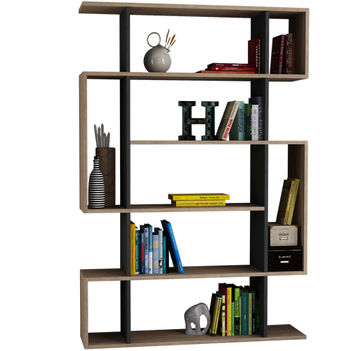 Bibliotecă ROYAL 9 rafturi 108 x 161 cm, Opțiuni culoare