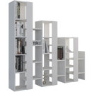 Bibliotecă PYRAMID 18 rafturi 158 x 151 cm, Opțiuni culoare