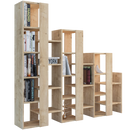 Bibliotecă PYRAMID 18 rafturi 158 x 151 cm, Opțiuni culoare