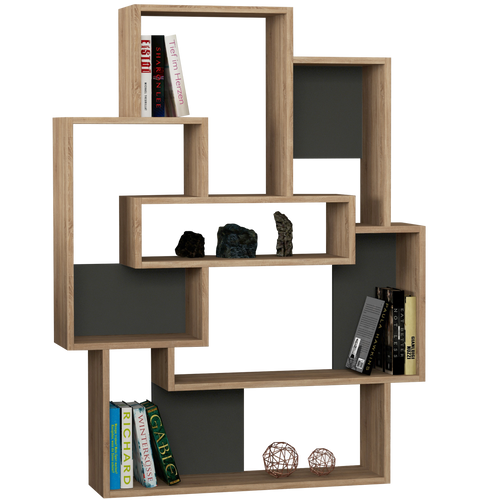 Bibliotecă ORIGIN 6 rafturi 101 x 132 cm, Opțiuni culoare