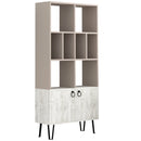 Bibliotecă BENTLEY 8 rafturi 2 uşi 80 x 166 cm, Opțiuni culoare