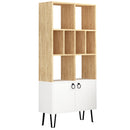 Bibliotecă BENTLEY 8 rafturi 2 uşi 80 x 166 cm, Opțiuni culoare