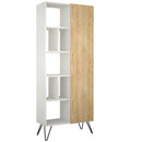 Bibliotecă DOVE 7 rafturi 1 ușă 81 x 191 cm, Opțiuni culoare