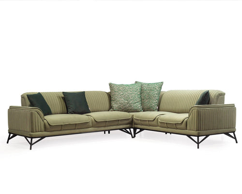 Colțar Extensibil 6 locuri MAGNUM 300 x 260 cm , material: Catifea, picioarelor: metal ,