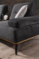 Canapea extensibilă META cu modul măsuța 290 cm - Maroom