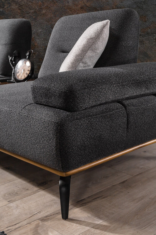 Canapea extensibilă META cu modul măsuța 290 cm - Maroom