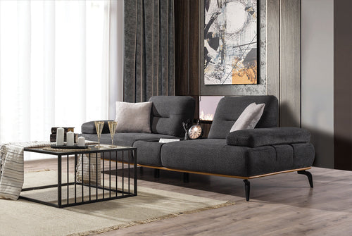 Canapea extensibilă META cu modul măsuța 290 cm - Maroom