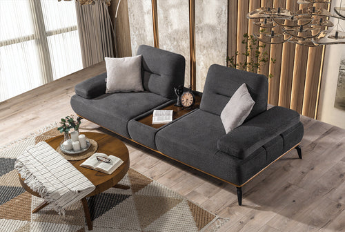 Canapea extensibilă META cu modul măsuța 290 cm - Maroom